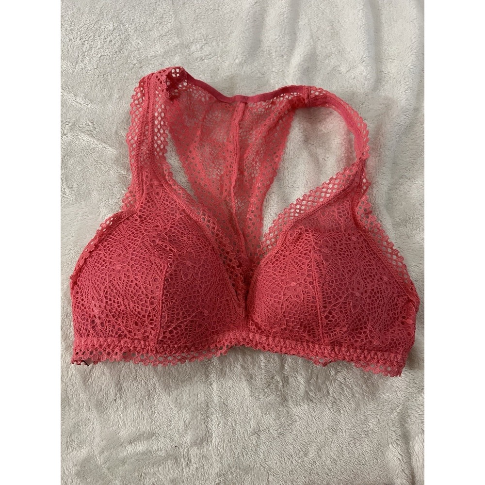Victoria's Secret Lace Bralette Racerback Wireless Lined Size‎ XS